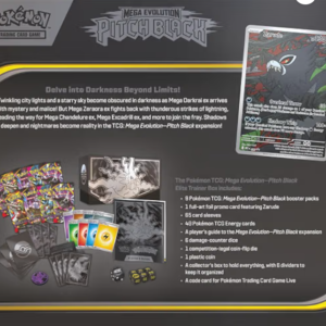 Pokemon Tcg: Mega Evolution pitch Black Elite Trainer Box