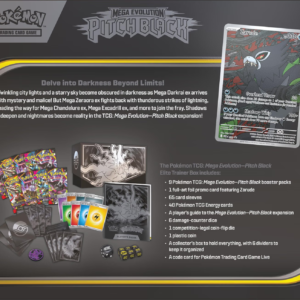 Pokemon Tcg: Mega Evolution pitch Black Elite Trainer Box